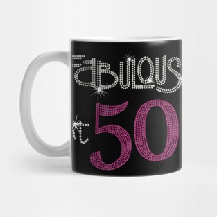 Ladies Fabulous 50 Years Old 50th Birthday Mug